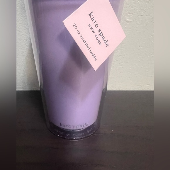 Kate Spade “More Joy” Insulated Tumbler with Re-Usable Straw - Picture 4 of 4